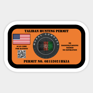 Taliban Hunting Permit - MCF Sticker